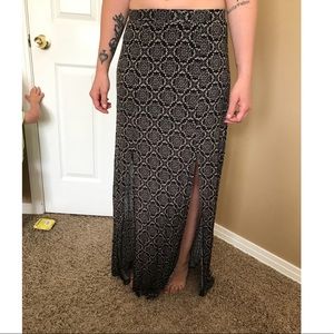 Forever 21 Maxi Skirt with two slits